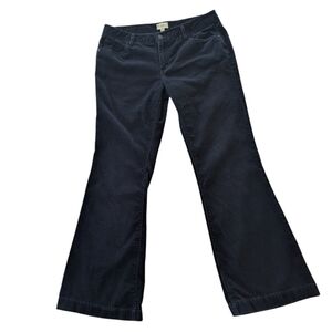 Jacob Wide leg corduroy navy pants. waist 18", inseam 32" laid flat